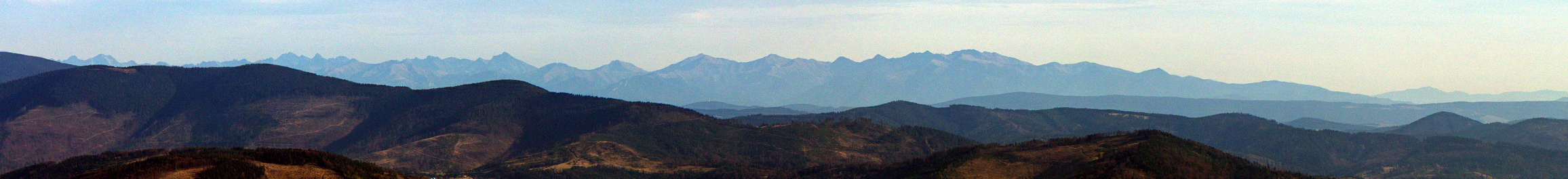 Gigapanorama Tatr z Baraniej Góry